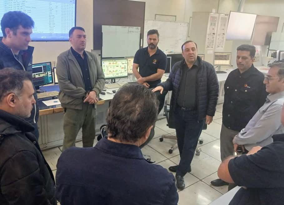 بازدید میدانی مدیرعامل شرکت تولید نیروی برق دماوند از نیروگاه سیکل ترکیبی شهدای پاکدشت