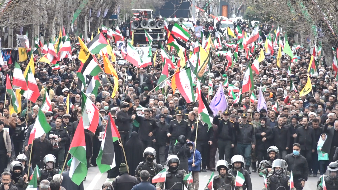 حضور باشکوه گلستانی ها در راهپیمایی روز قدس